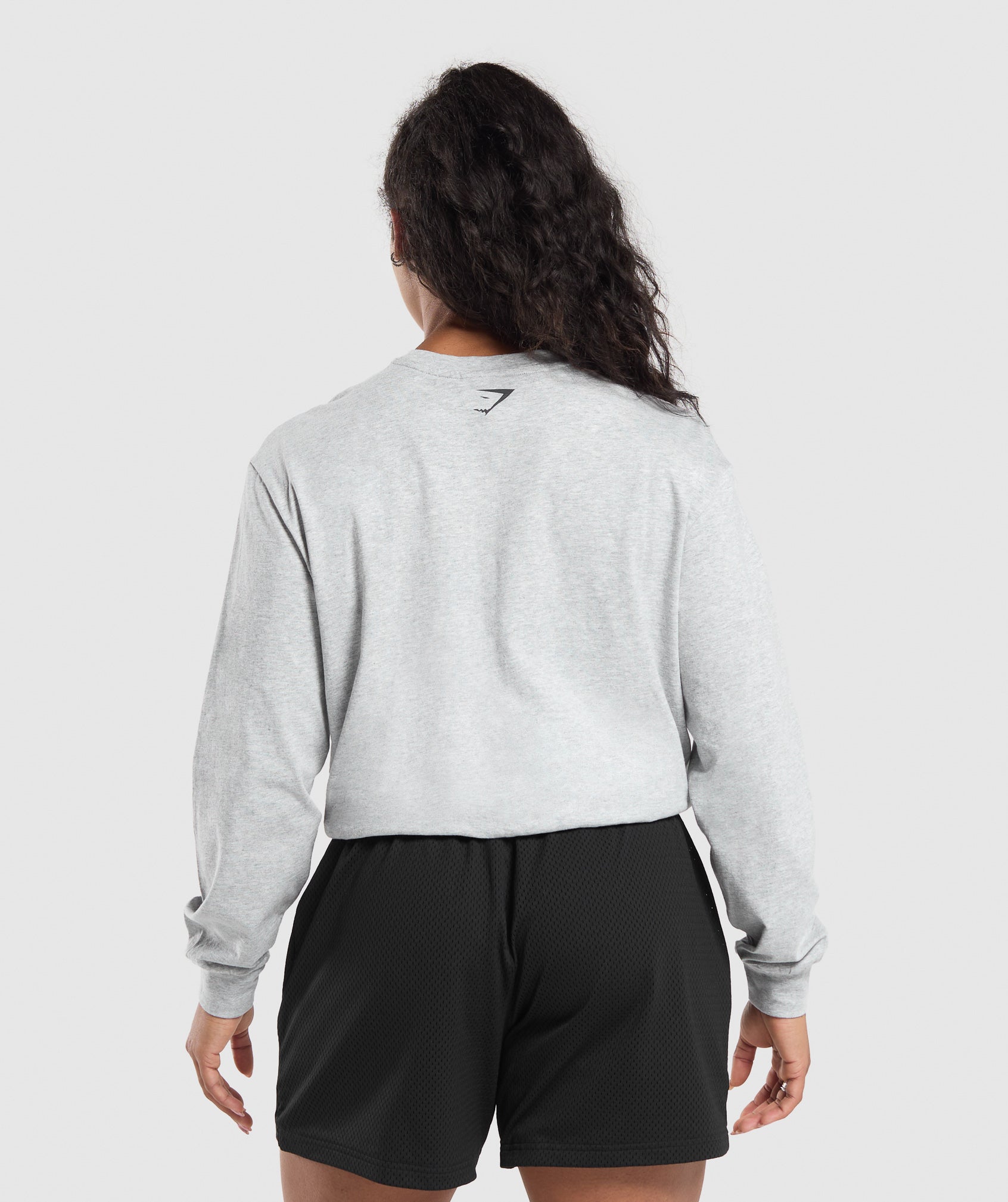 Strength Department Long Sleeve Skater - Light Grey Core Marl