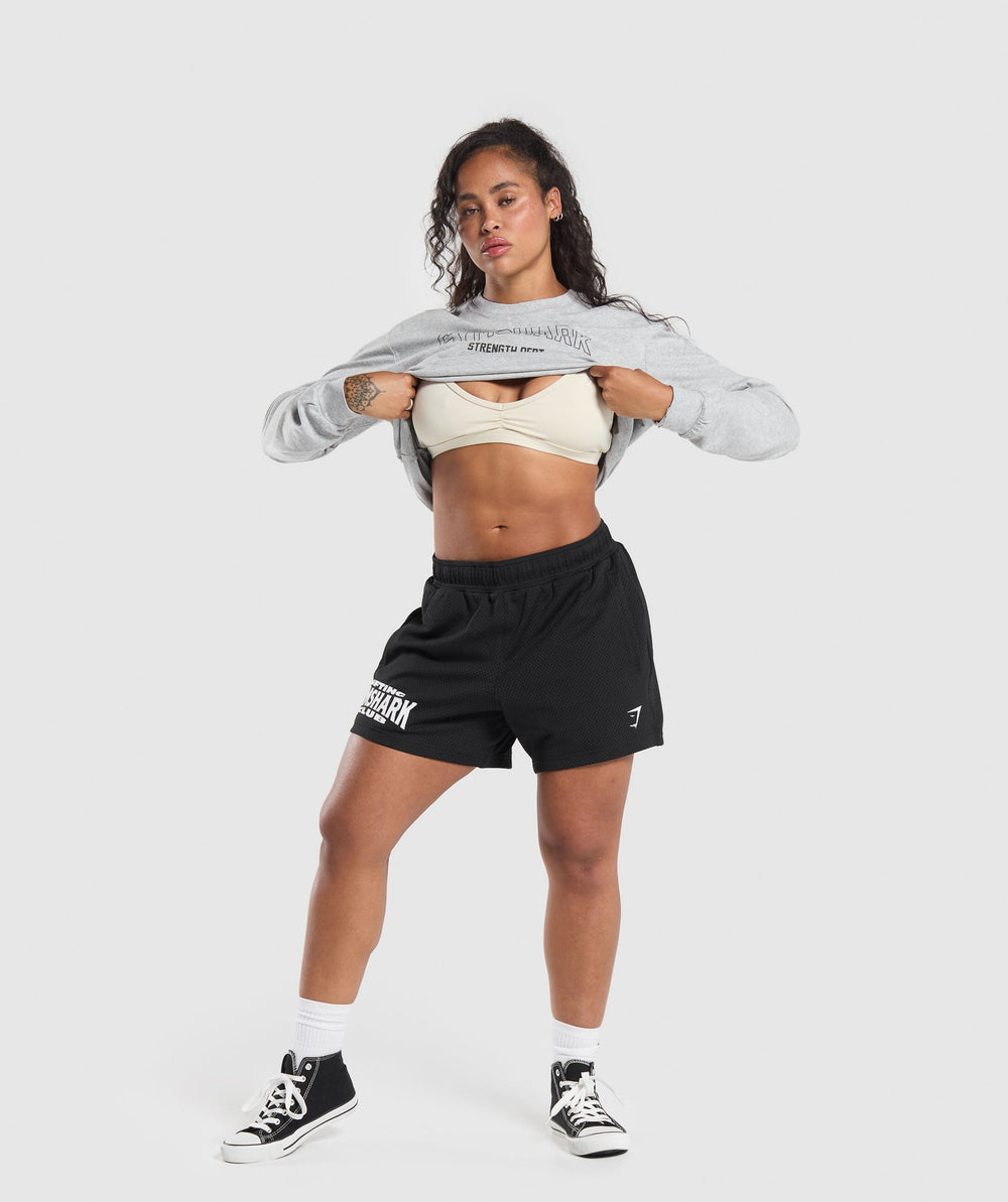 Strength Department Long Sleeve Skater - Light Grey Core Marl
