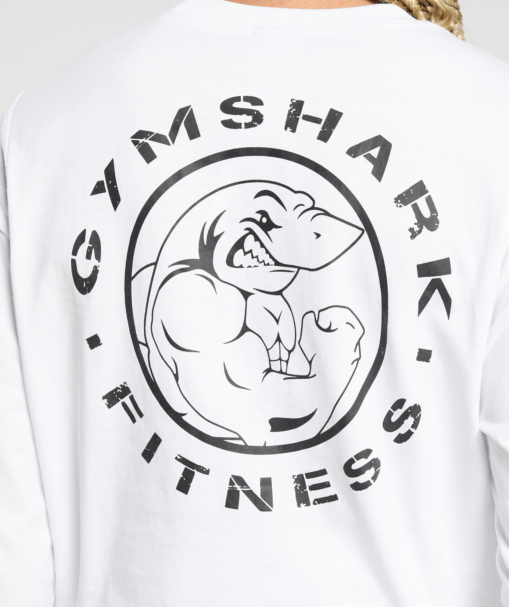 Legacy Oversized Long Sleeve Top - White