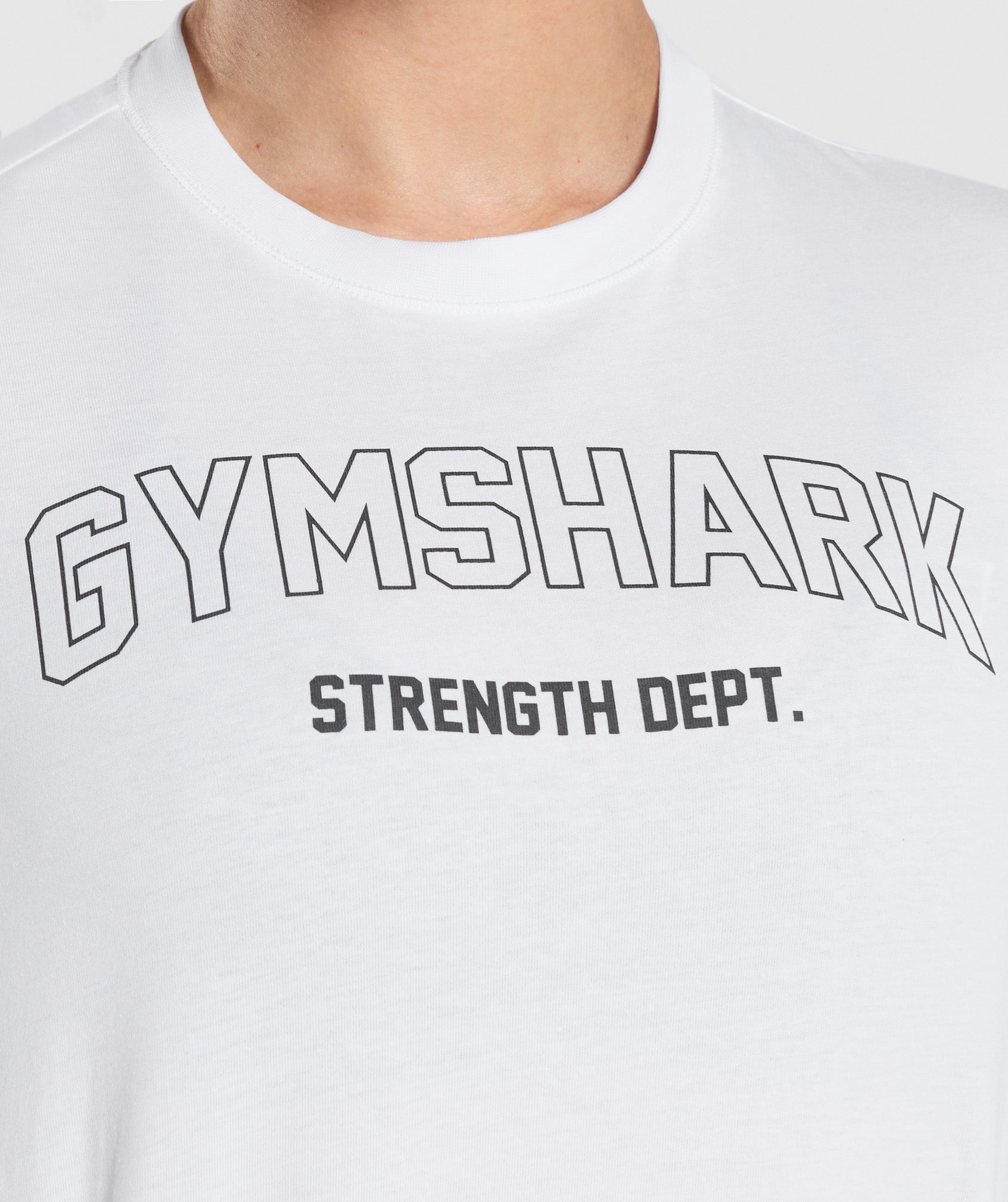 Strength Department Long Sleeve Skater - White