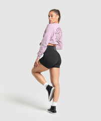 Legacy Oversized Long Sleeve Top - Warm Lilac