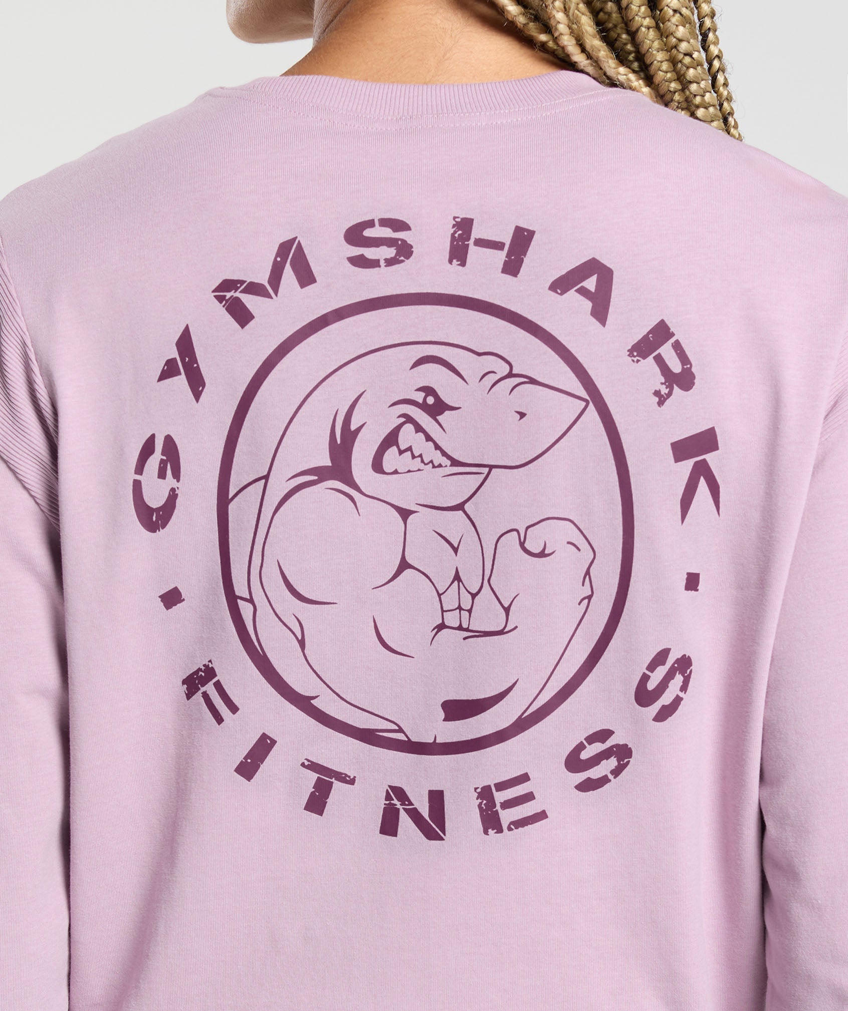 Legacy Oversized Long Sleeve Top - Warm Lilac