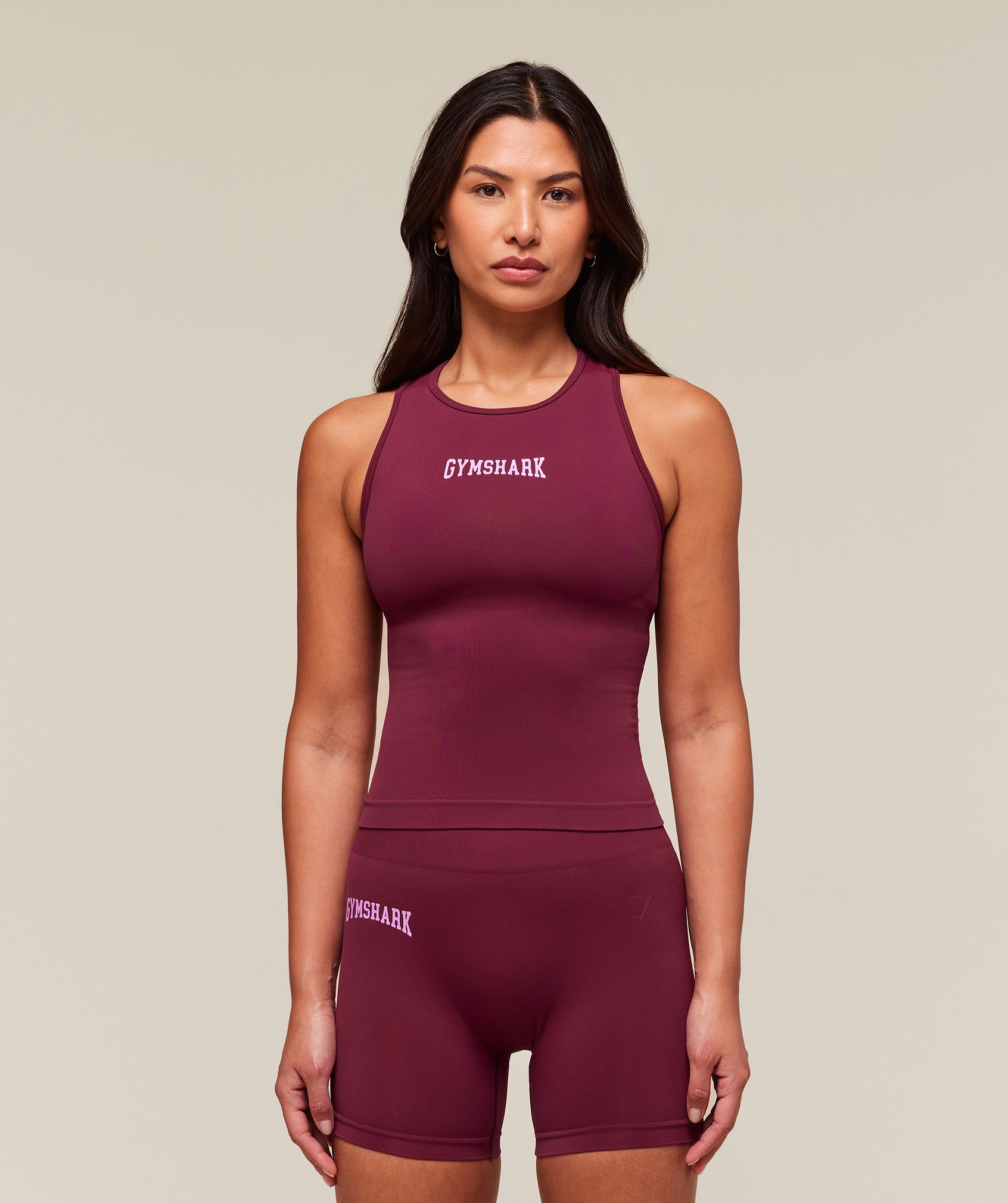 Everyday Seamless Graphic Tank - Strong Pink
