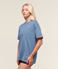 Training Oversized T-Shirt - Worn Blue