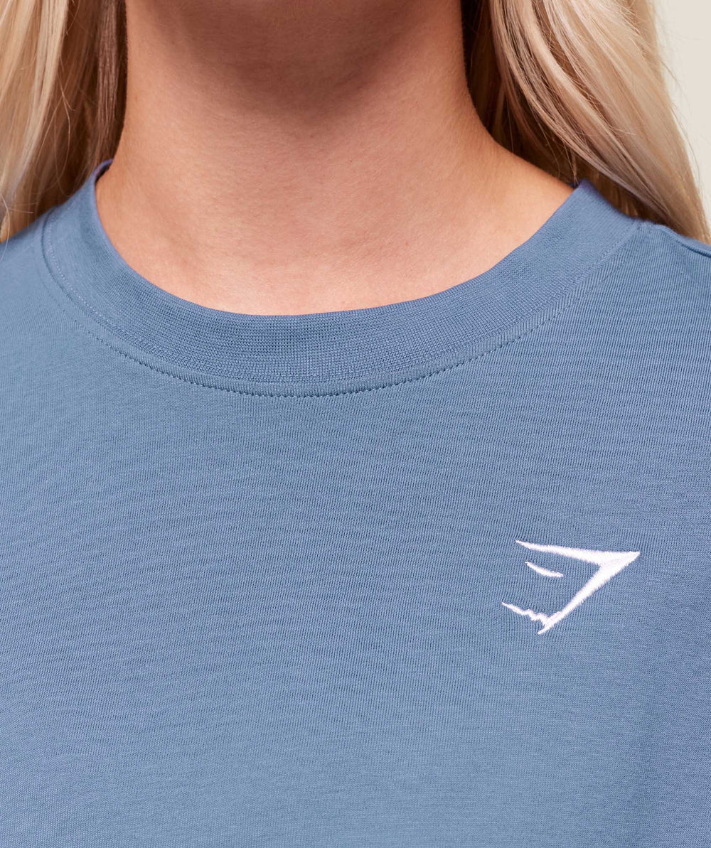 Training Oversized T-Shirt - Worn Blue