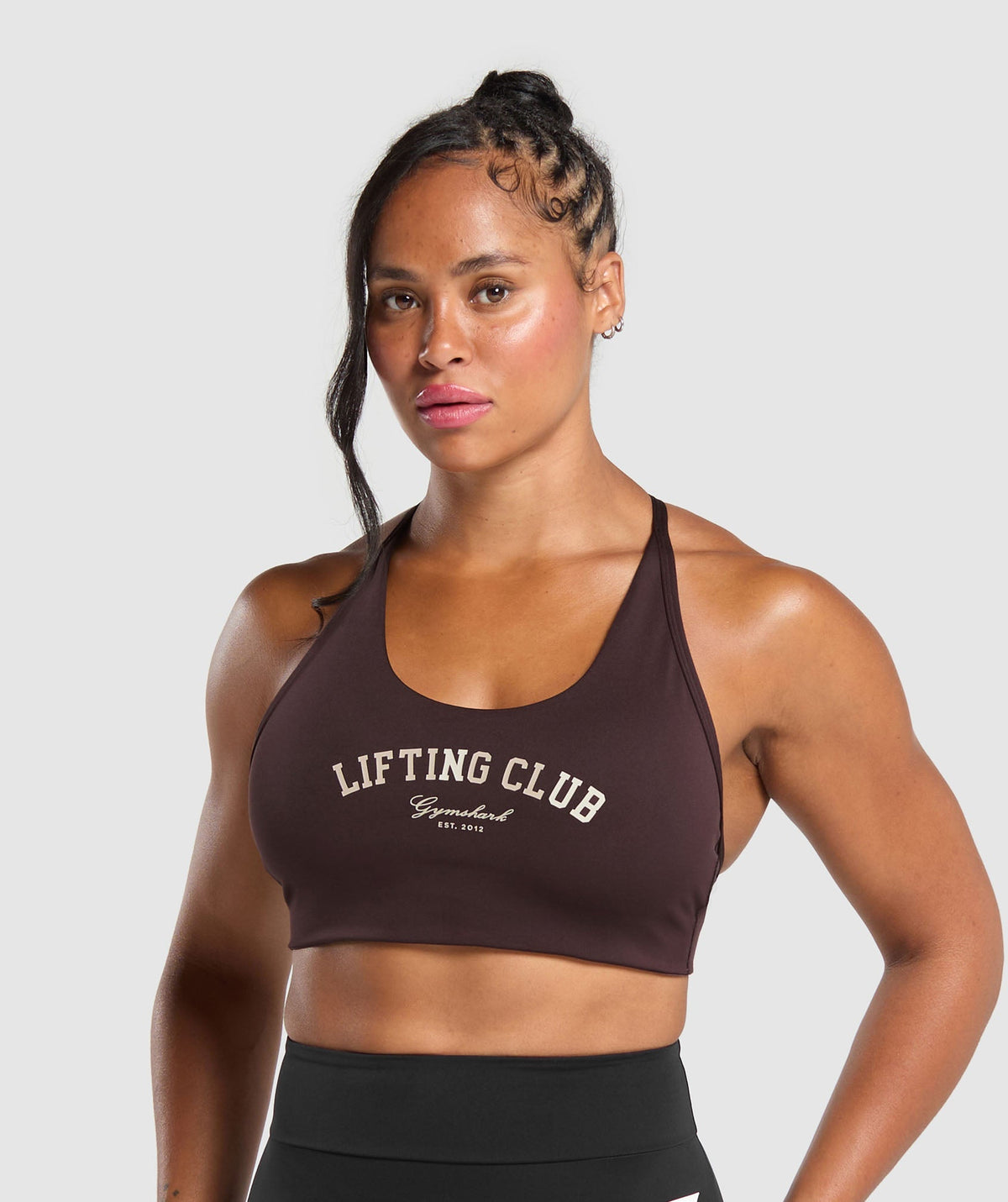 Lifting Club Retro Bra - Heritage Brown