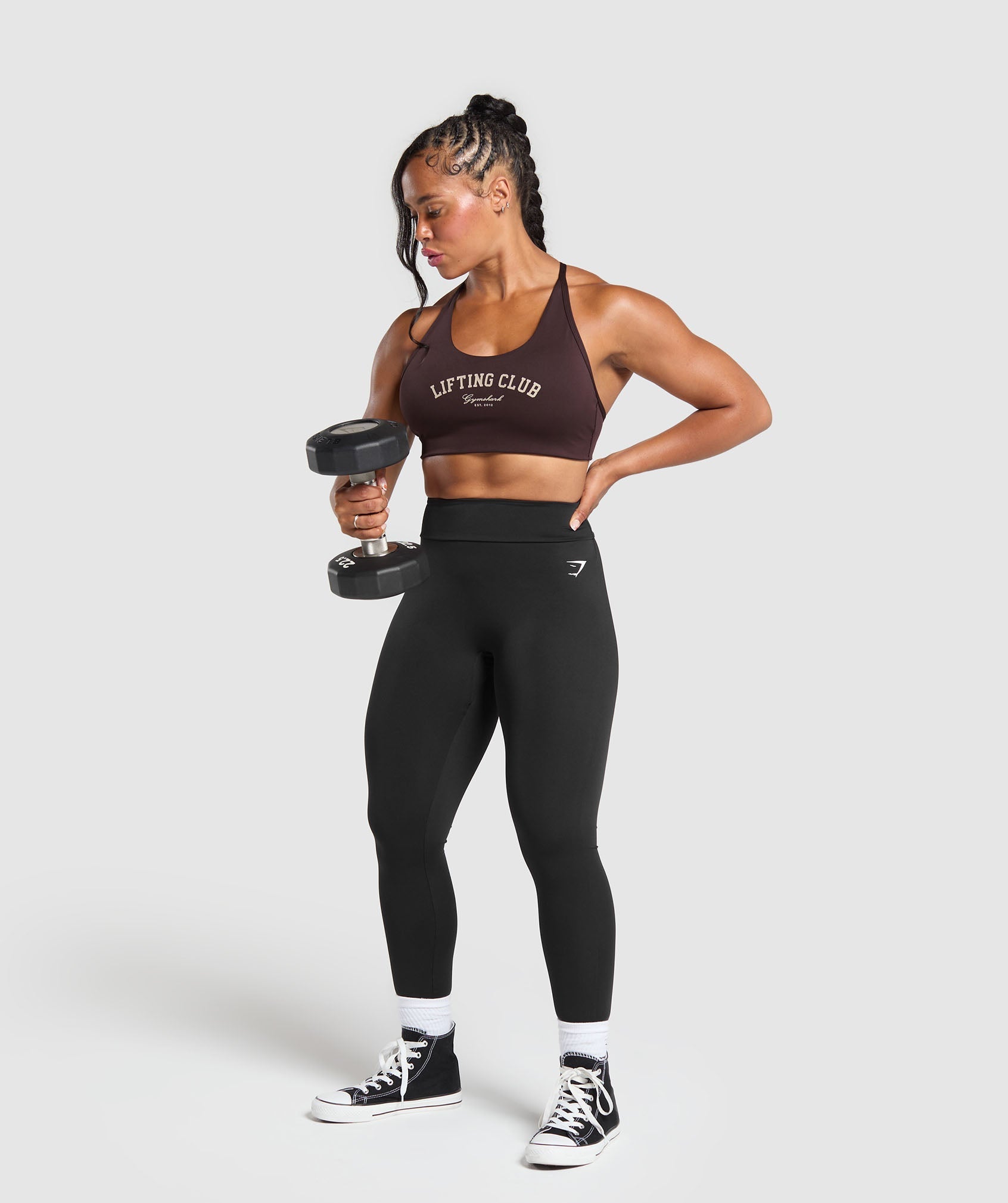 Lifting Club Retro Bra - Heritage Brown