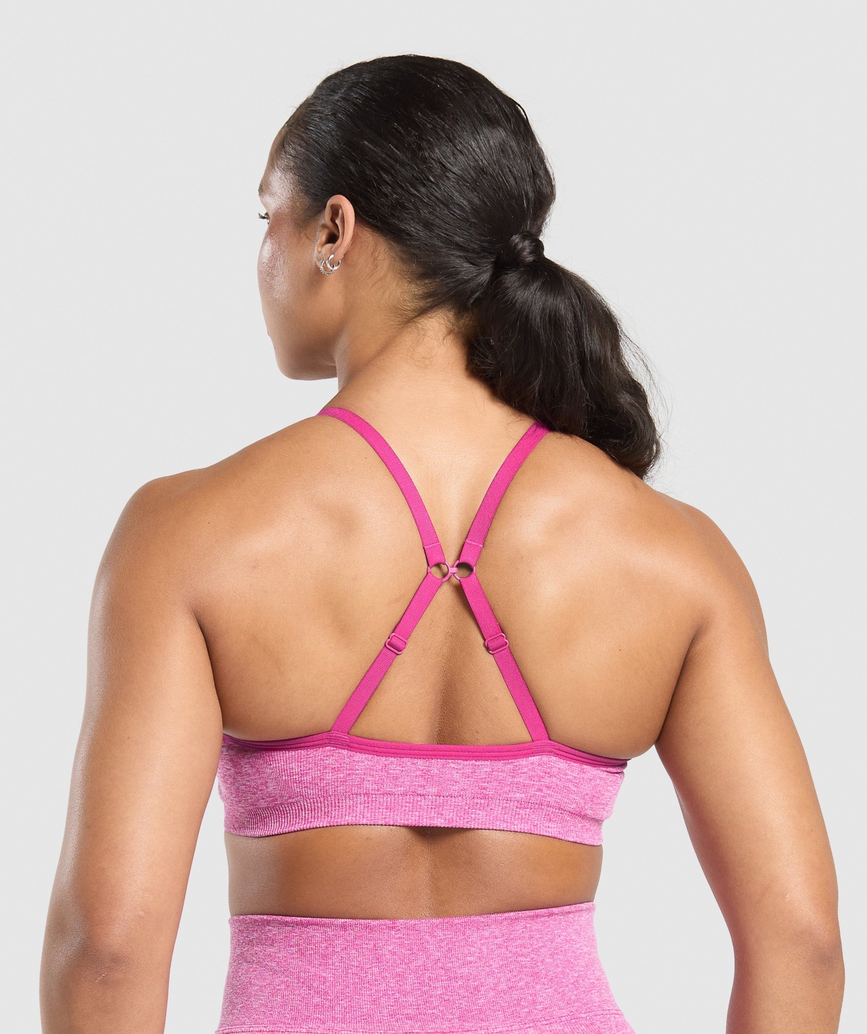 Lift Seamless Sports Bra - Winning Pink/White Marl