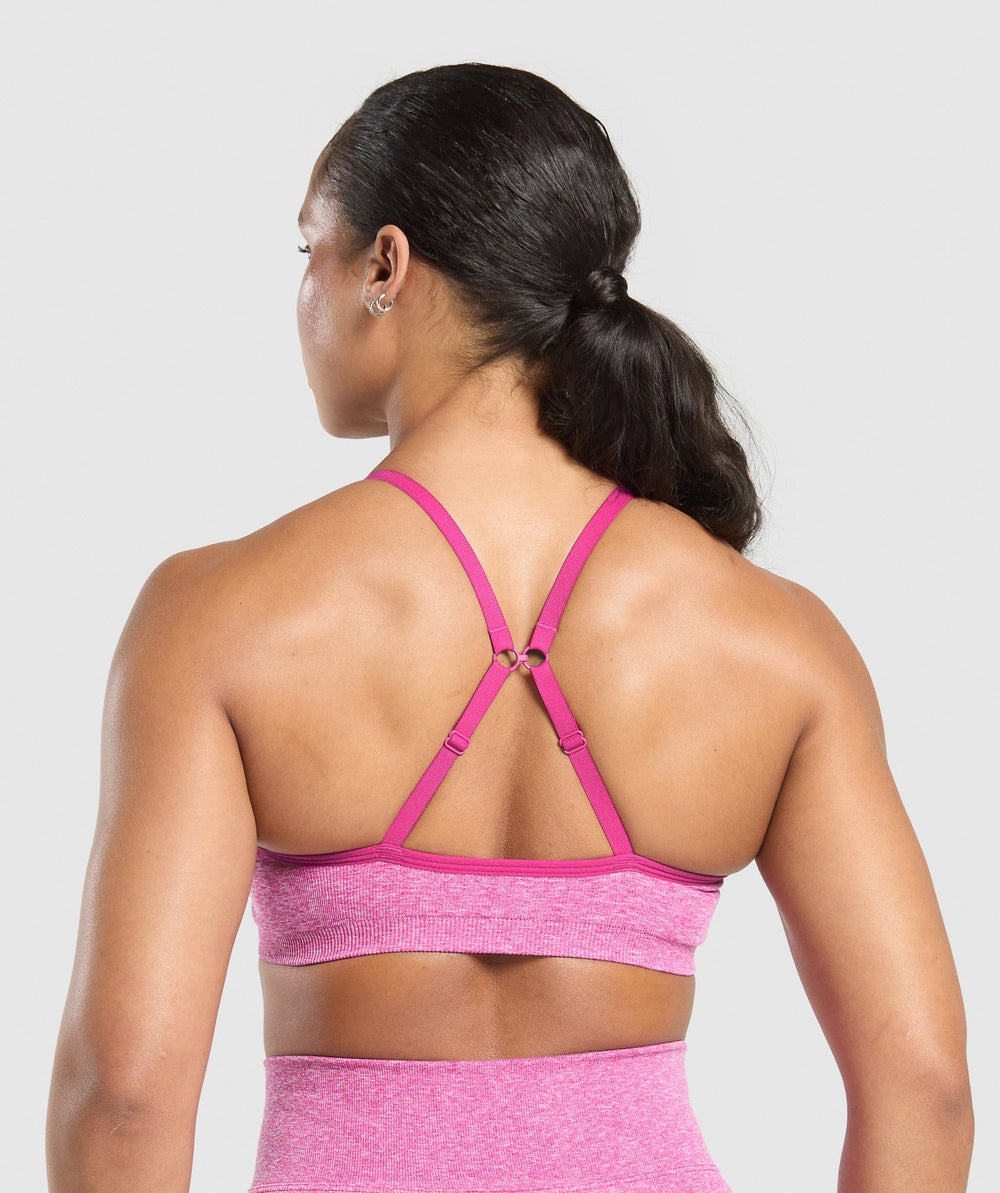 Lift Seamless Sports Bra - Winning Pink/White Marl