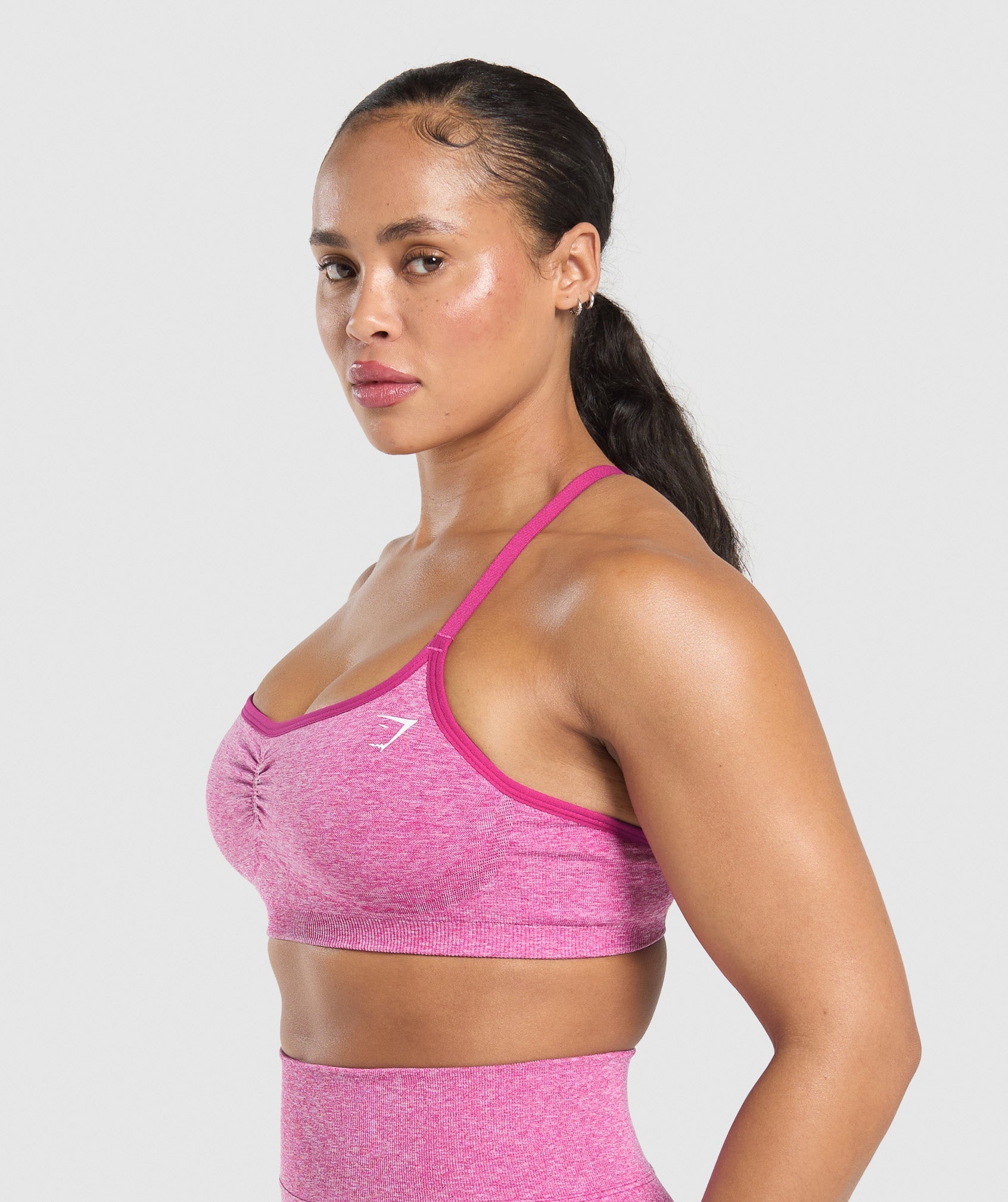Lift Seamless Sports Bra - Winning Pink/White Marl