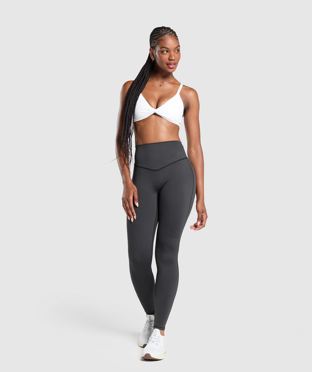 Twist Front Bralette - White
