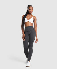 Twist Front Bralette - White