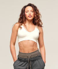 Everyday Seamless Sports Bra - Soft White