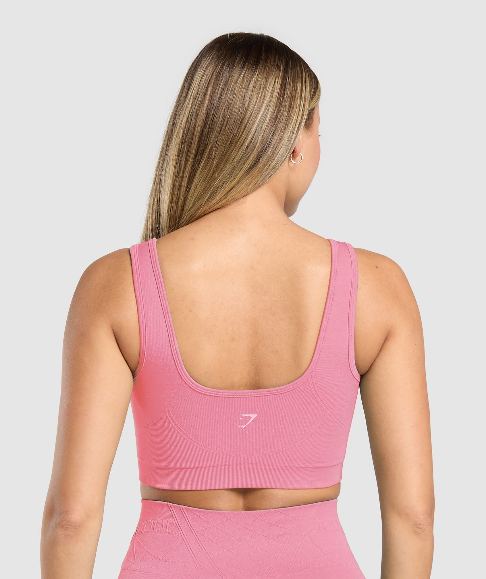Corset Seamless Sports Bra - Sunset Pink