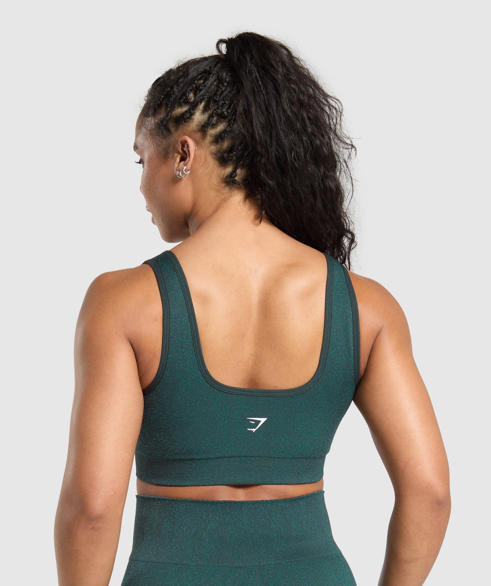 Adapt Fleck Sports Bra - Darkest Teal/Functional Teal