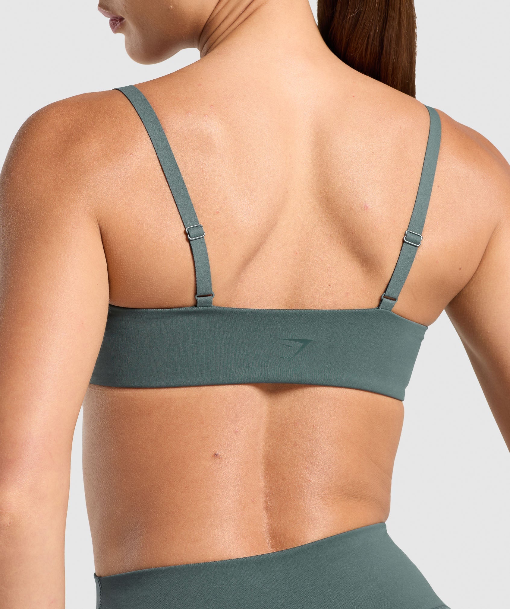Elevate Ruched Sports Bra - Slate Teal