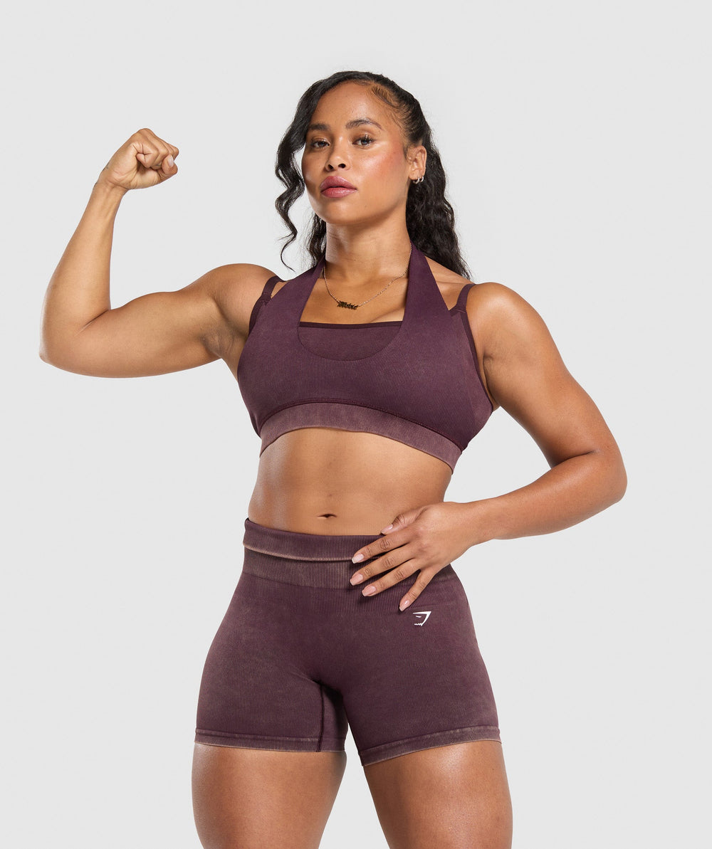 Gains Seamless Bralette - Depth Purple