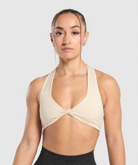 Adapt Safari Seamless Bralette - Ecru White/Cream Beige