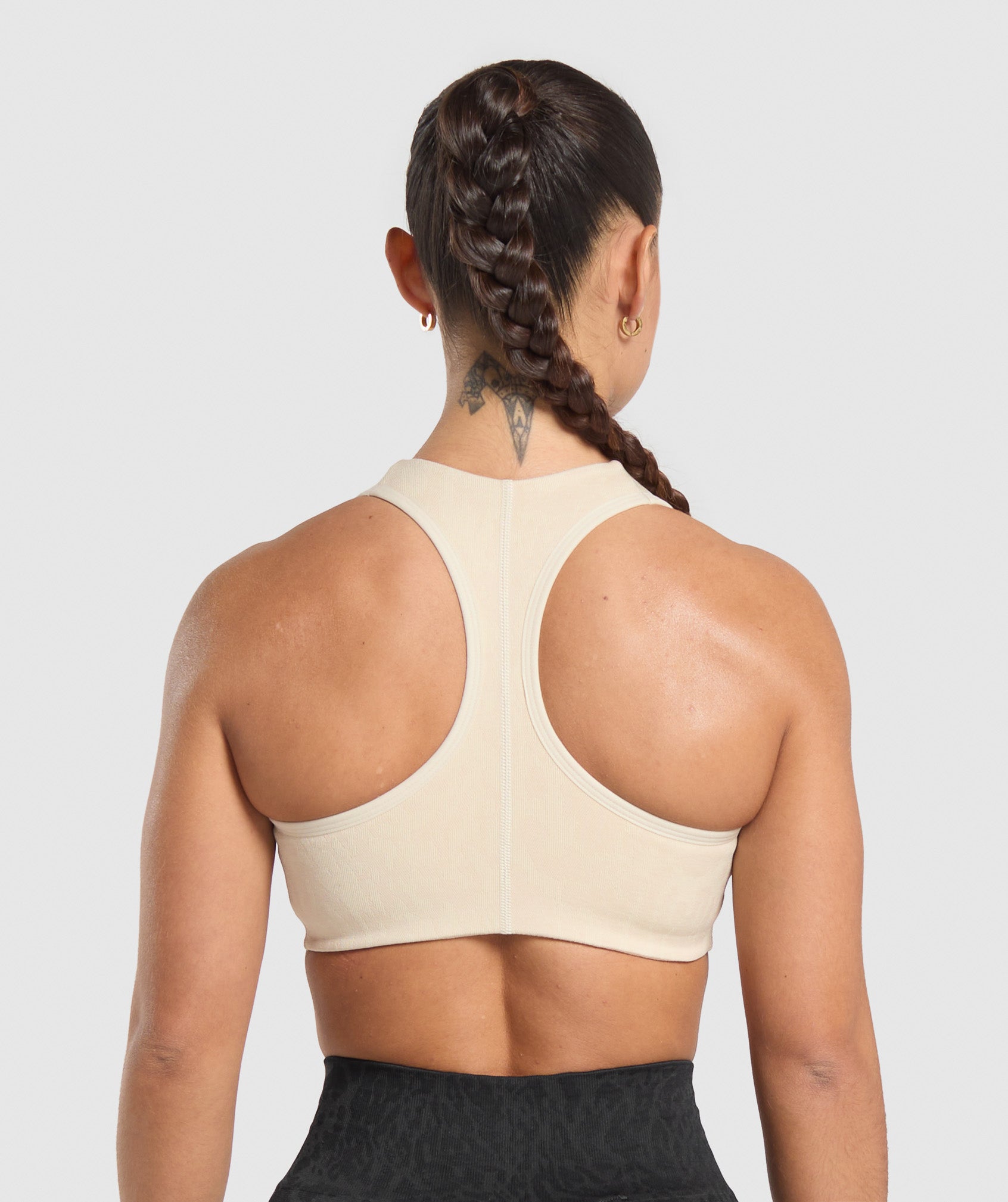 Adapt Safari Seamless Bralette - Ecru White/Cream Beige