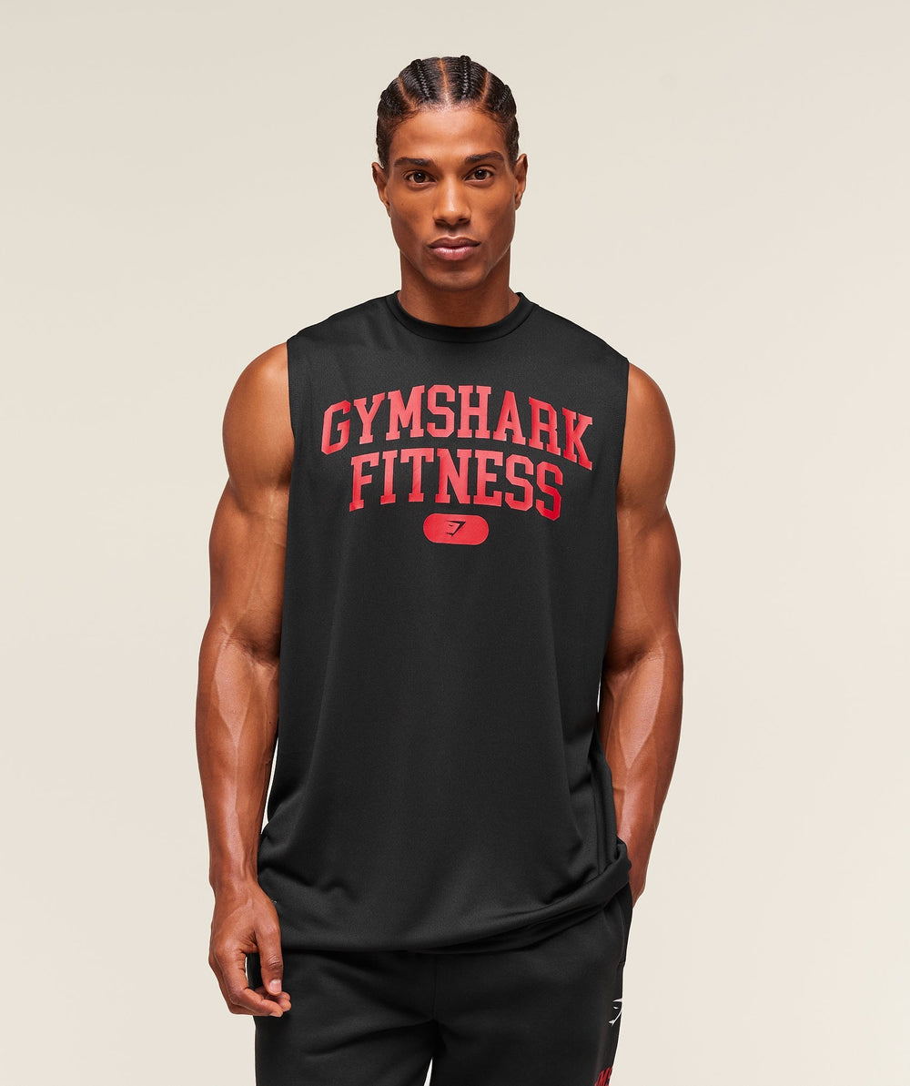 Varsity Tank - Black