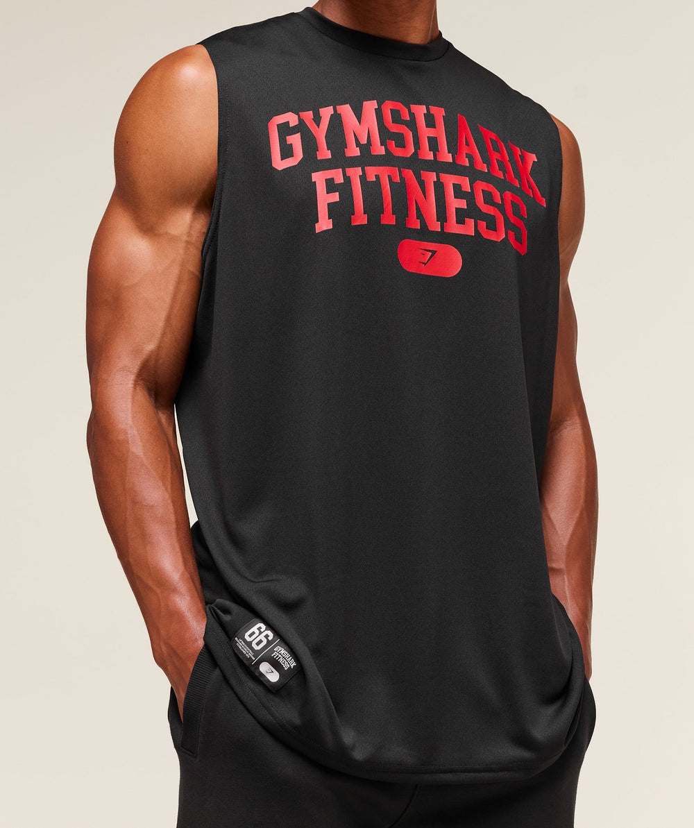 Varsity Tank - Black