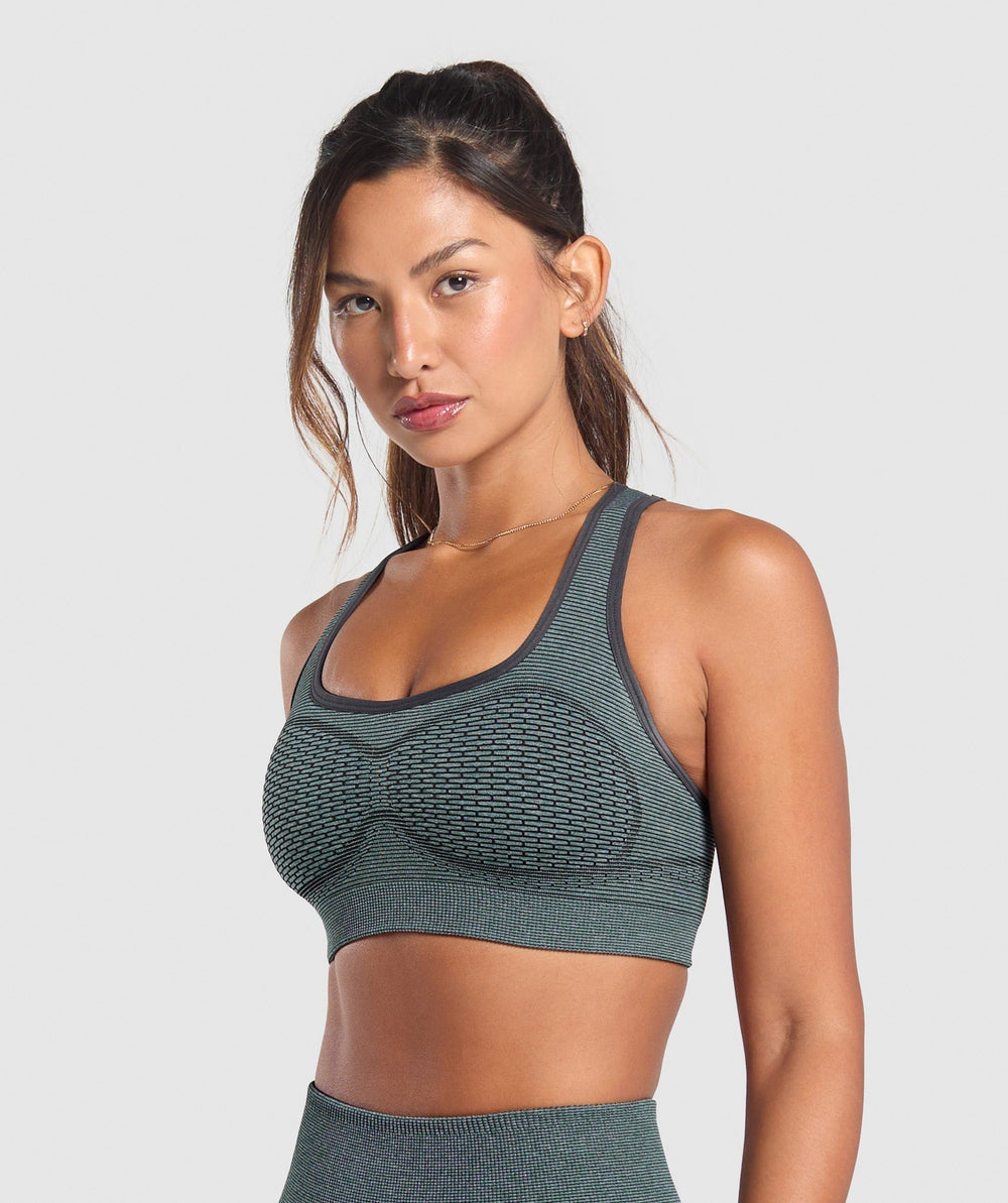 Sport Seamless Sports Bra - Victory Green/Discipline Green