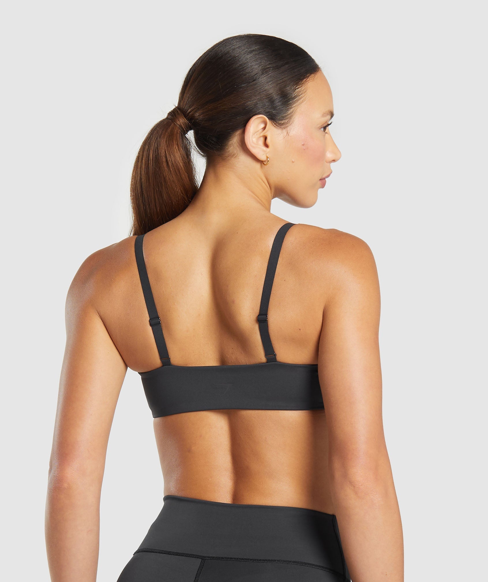 Elevate Ruched Sports Bra - Black