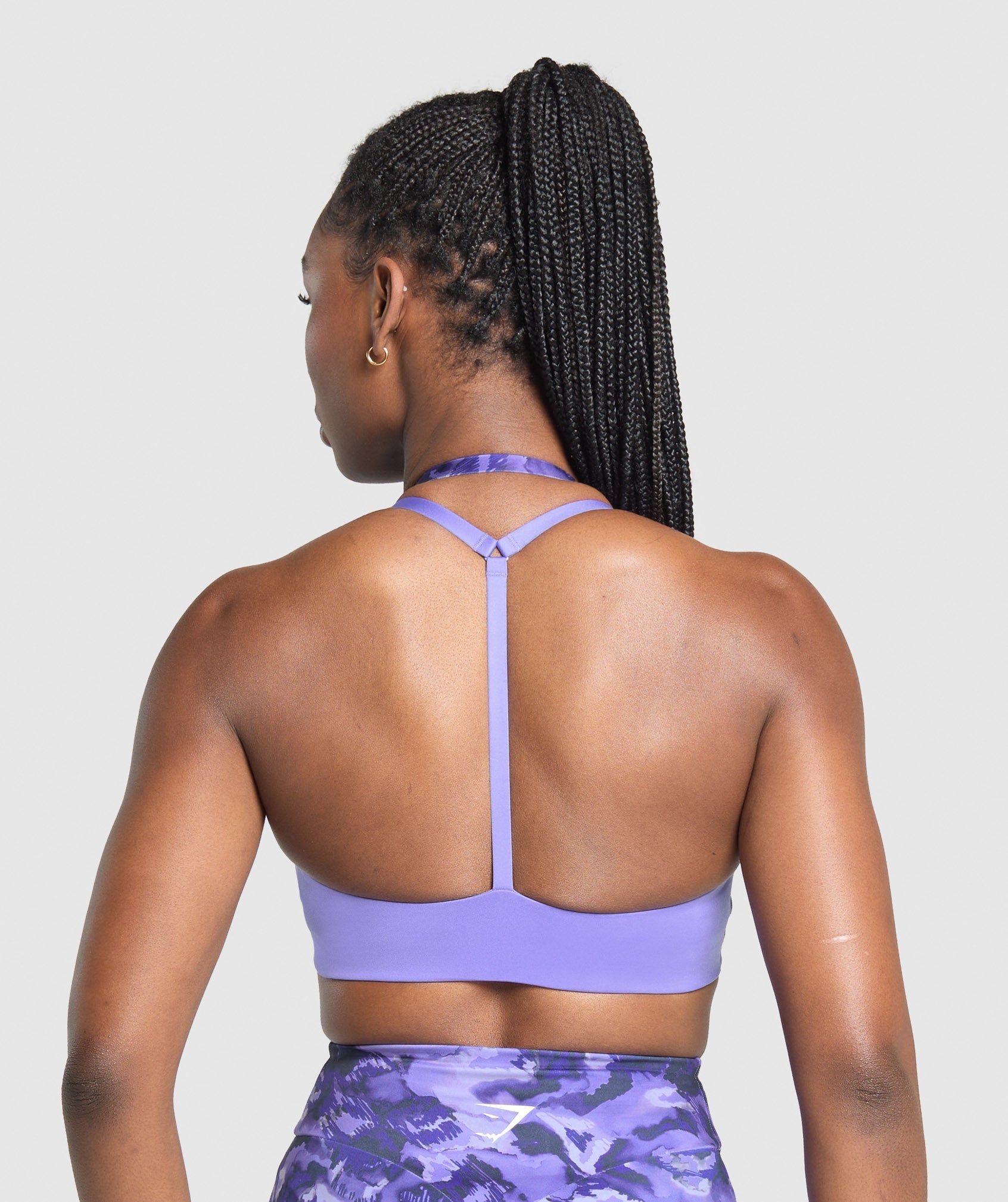 Reps T Back Sports Bra - Record Purple/Fresh Lilac