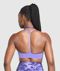 Reps T Back Sports Bra - Record Purple/Fresh Lilac
