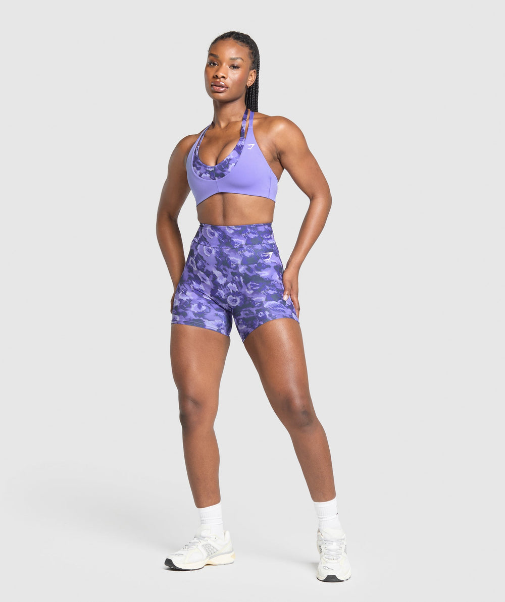 Reps T Back Sports Bra - Record Purple/Fresh Lilac