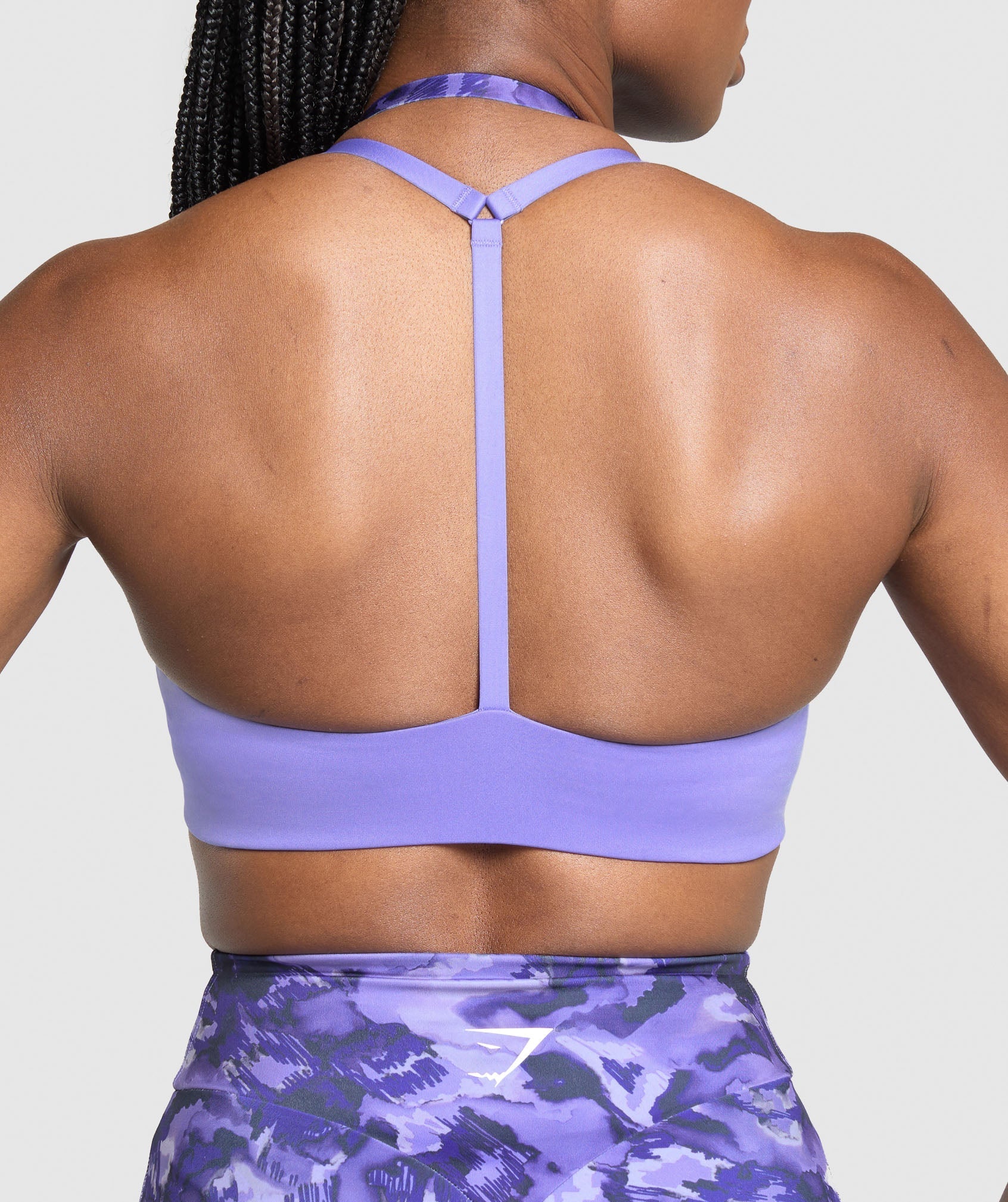 Reps T Back Sports Bra - Record Purple/Fresh Lilac