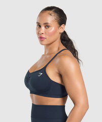Lift Seamless Sports Bra - Midnight Blue/Black Marl