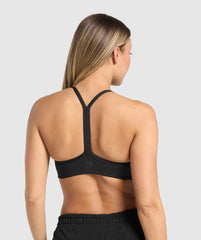 Campus Classics Graphic Sports Bra - Black