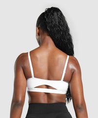 Cut Out Bandeau - White