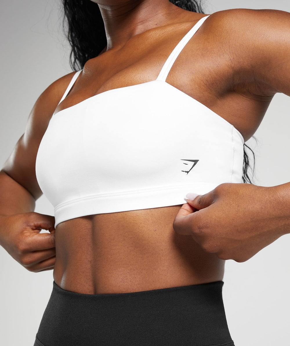 Cut Out Bandeau - White