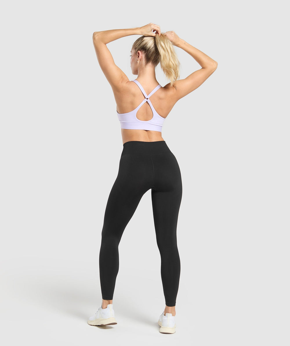 Peek A Boo Sports Bra - Fresh Lilac