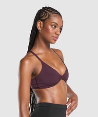 Twist Front Bralette - Depth Purple