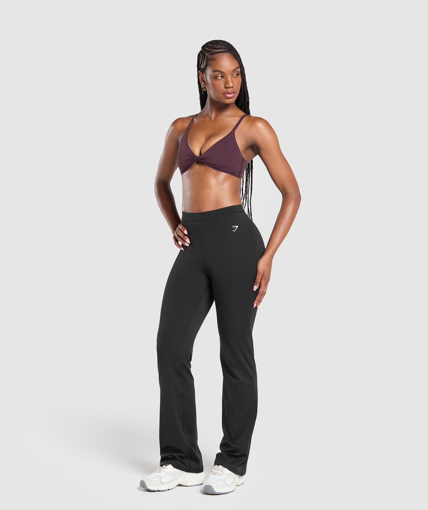 Twist Front Bralette - Depth Purple