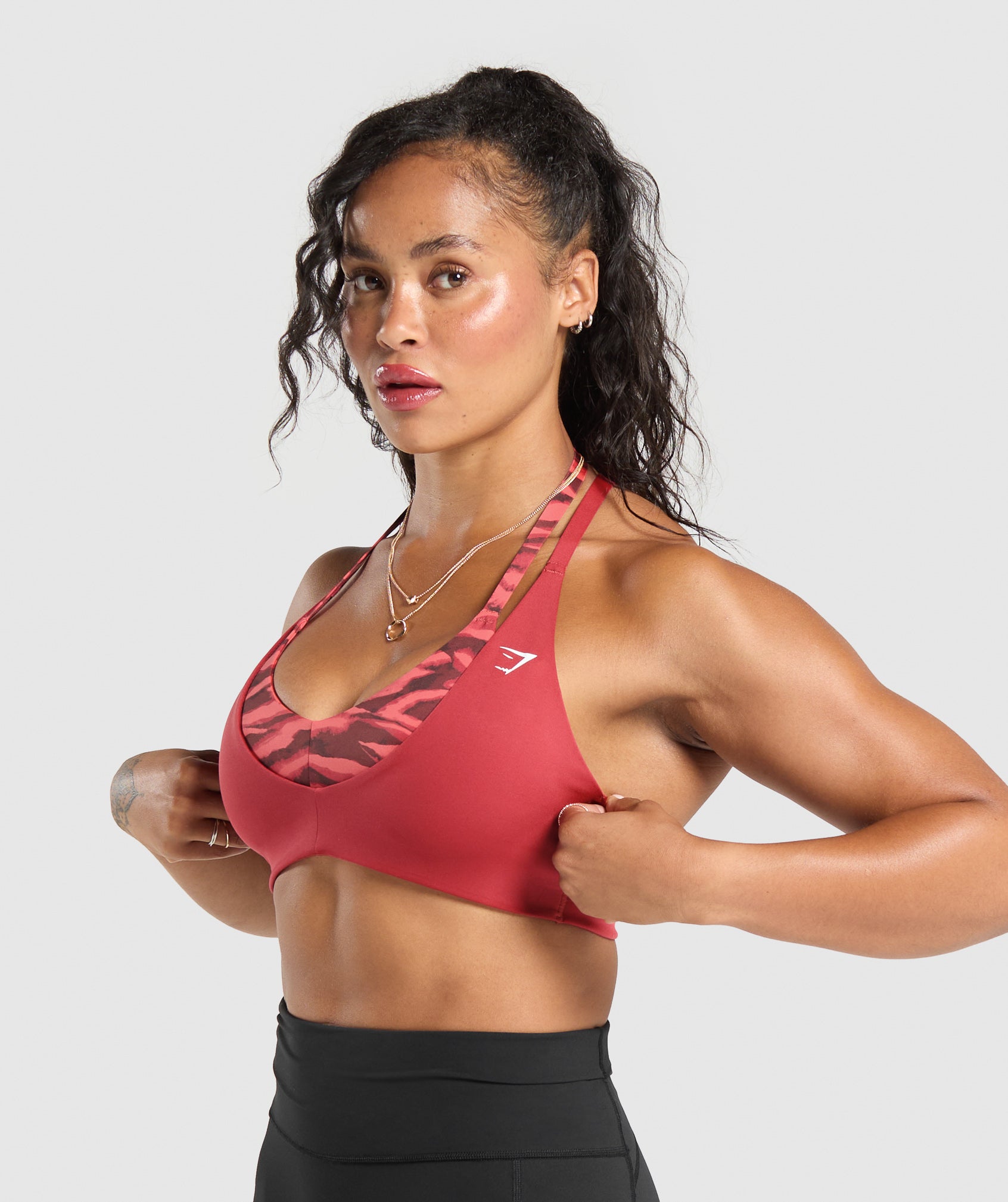 Power x T Back Sports Bra - Varsity Pink