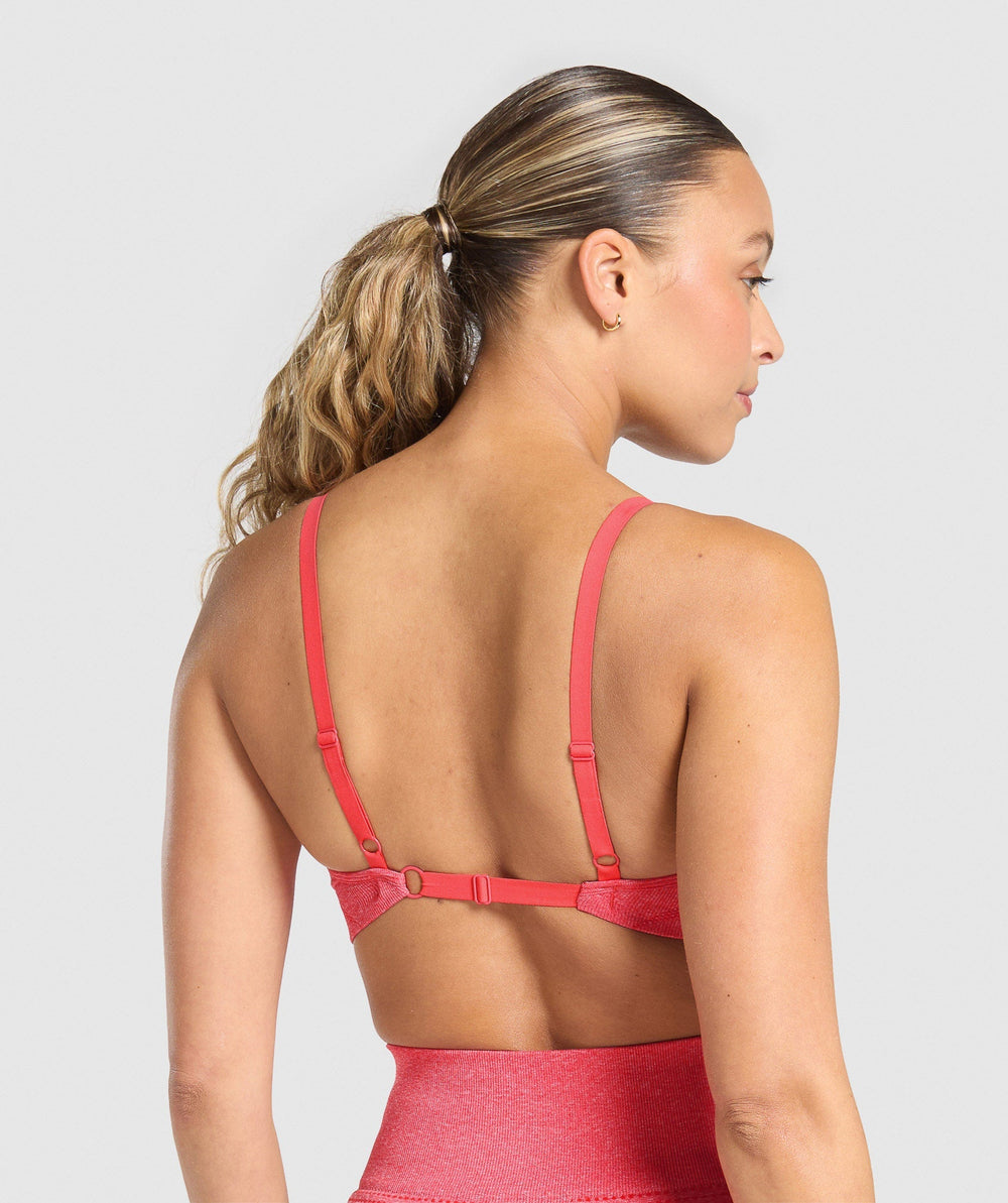 Vital Sports Bra - Coral Red Marl