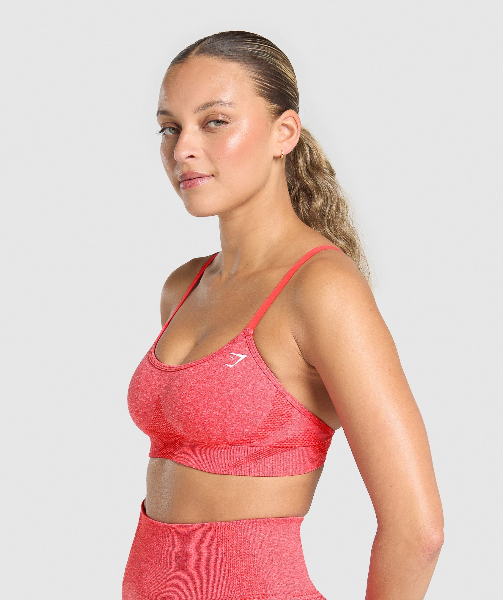 Vital Sports Bra - Coral Red Marl