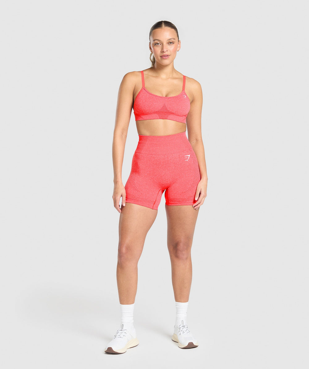 Vital Sports Bra - Coral Red Marl