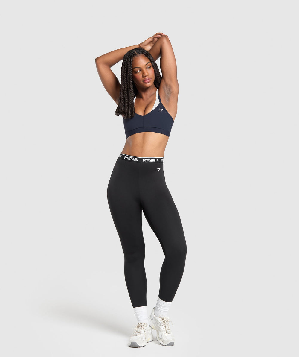 Double Up Sports Bra - Heavy Blue/Soft White