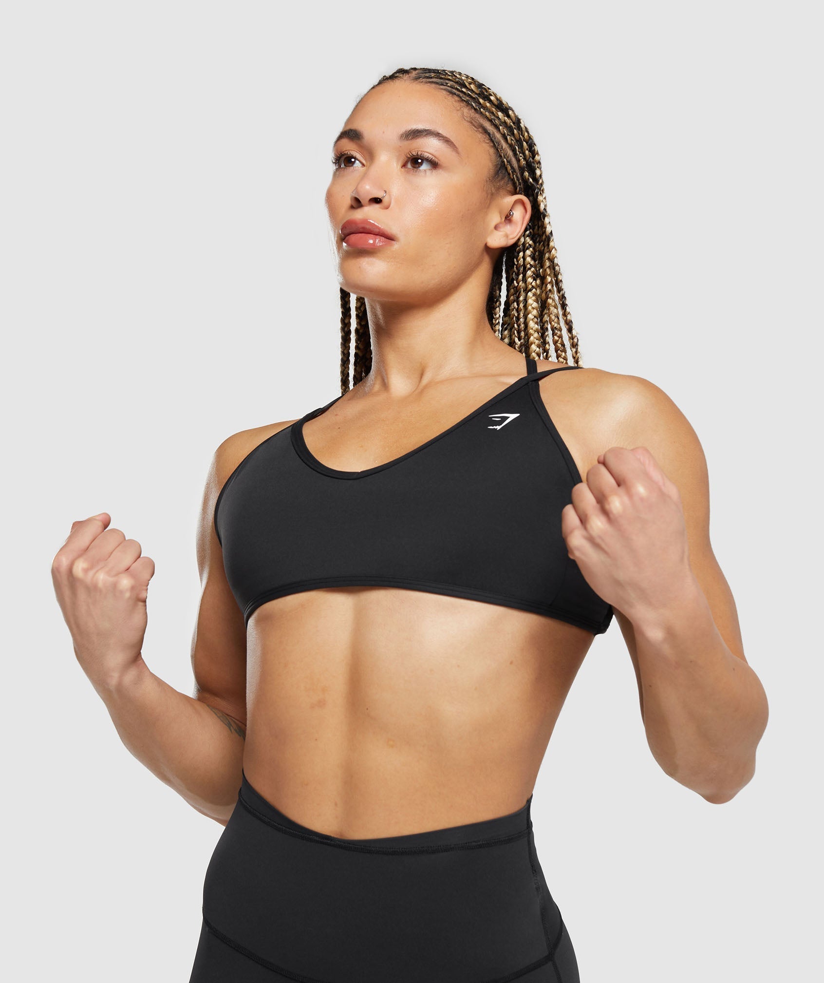 Back Gains Sports Bra - Black