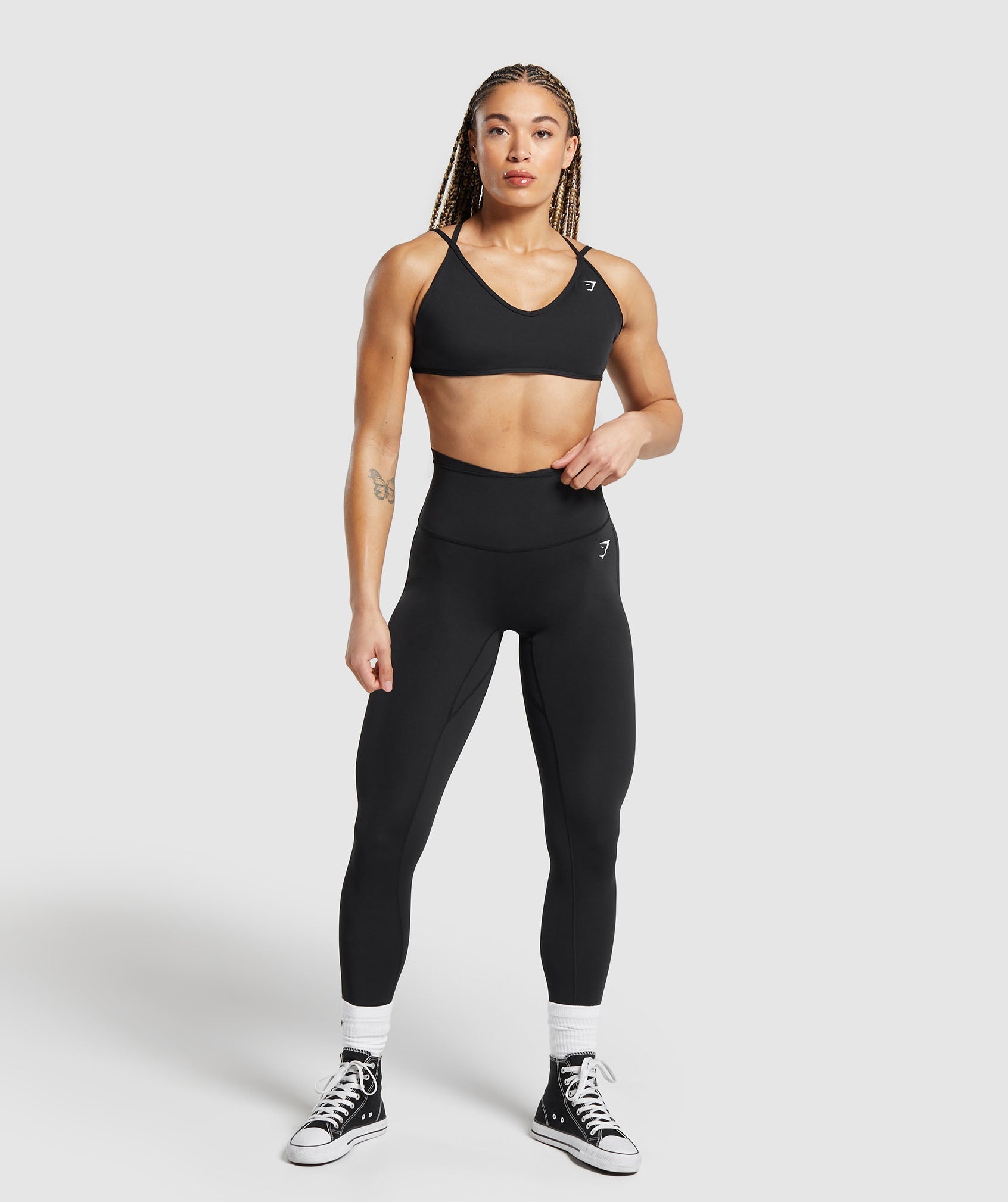 Back Gains Sports Bra - Black
