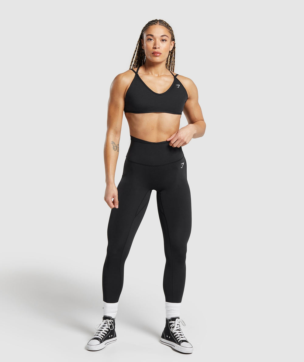 Back Gains Sports Bra - Black