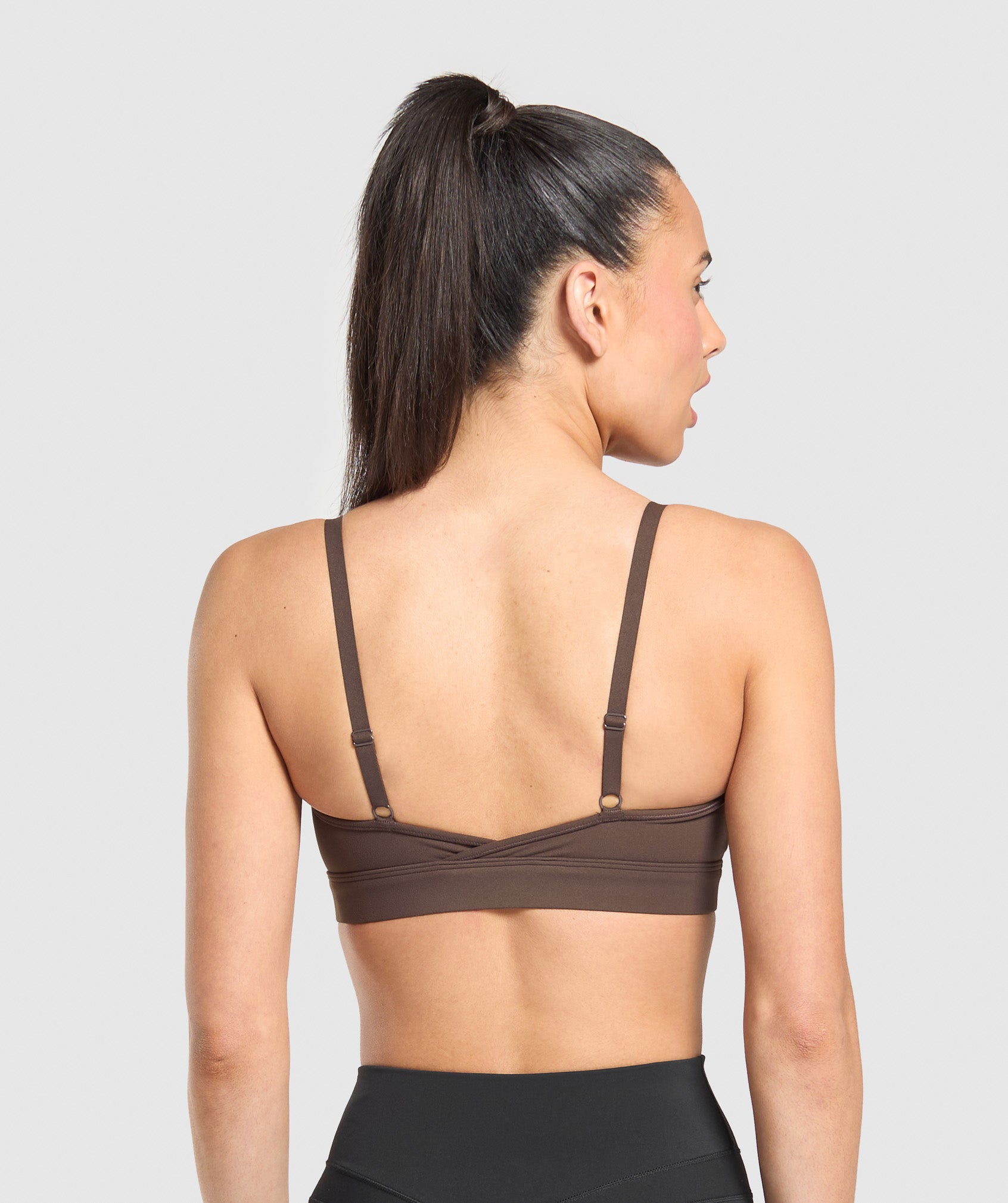 Superset Sports Bra - Deep Brown