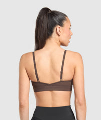 Superset Sports Bra - Deep Brown