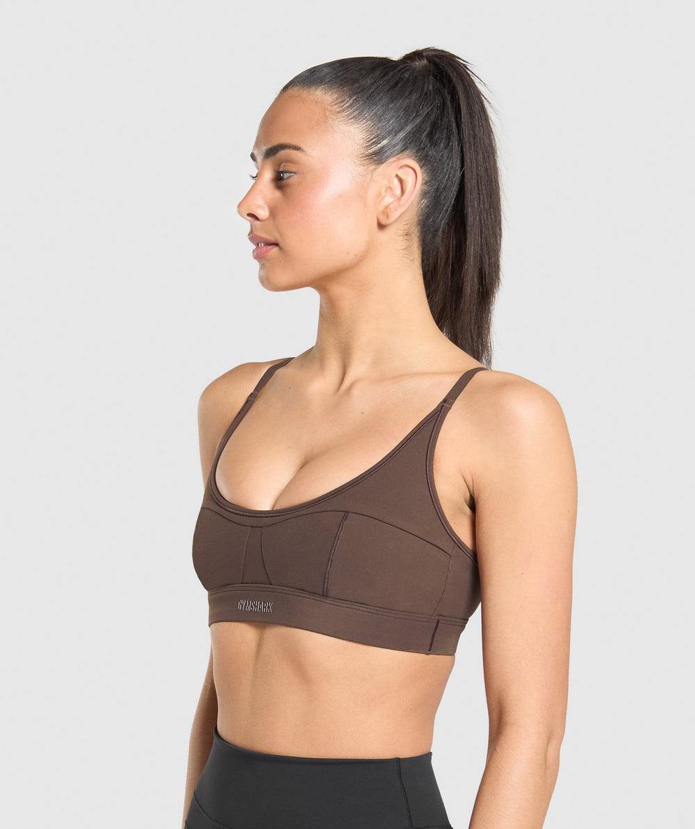 Superset Sports Bra - Deep Brown