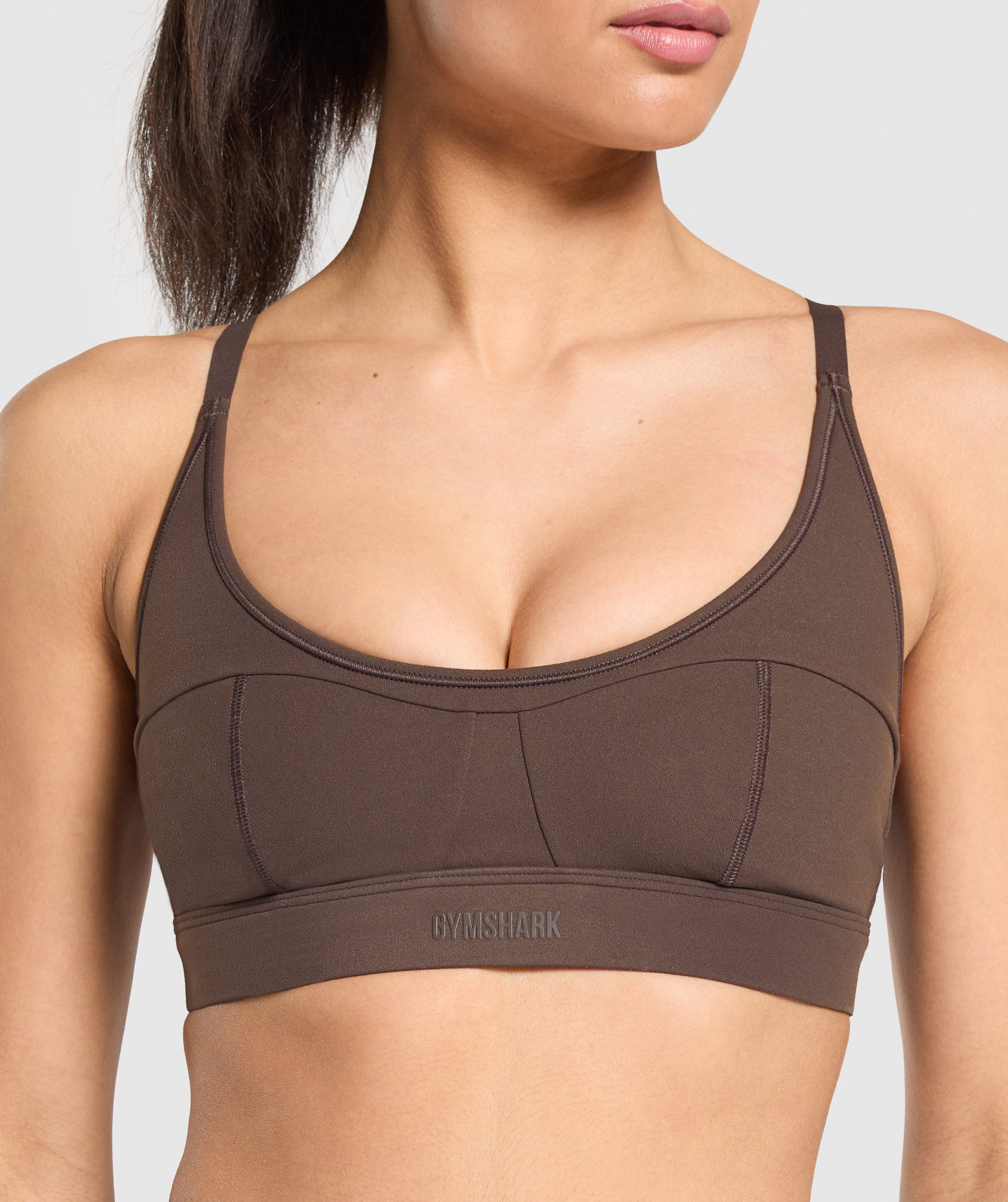 Superset Sports Bra - Deep Brown